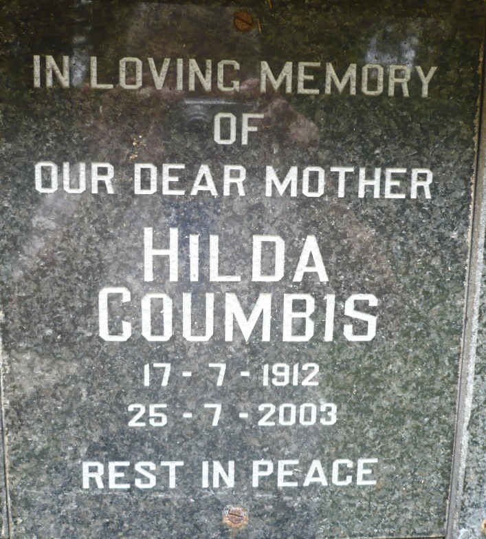 COUMBIS Hilda 1912-2003