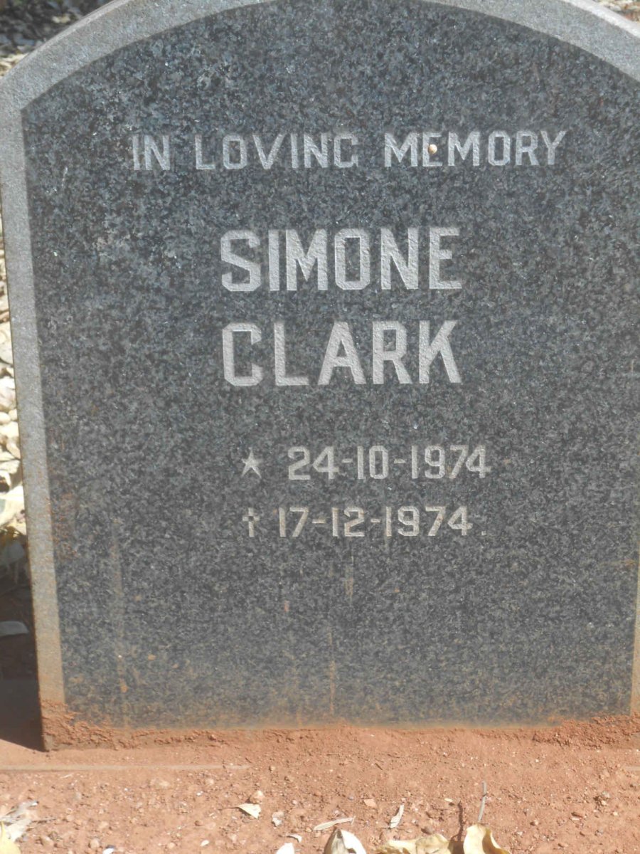 CLARK Simone 1974-1974