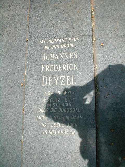 DEYZEL Johannes Frederick 1945-1977