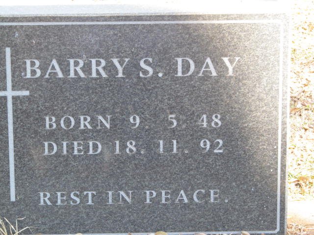 DAY Barry S. 1948-1992