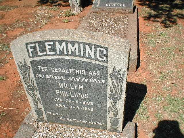 FLEMMING Willem Phillipus 1938-1959