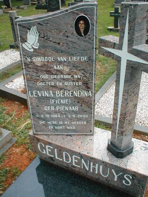 GELDENHUYS Levina Berendina nee PIENAAR 1964-2000