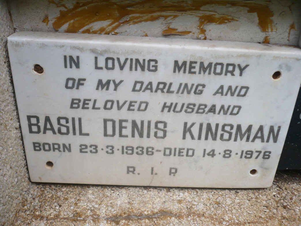 KINSMAN Basil Denis 1936-1976