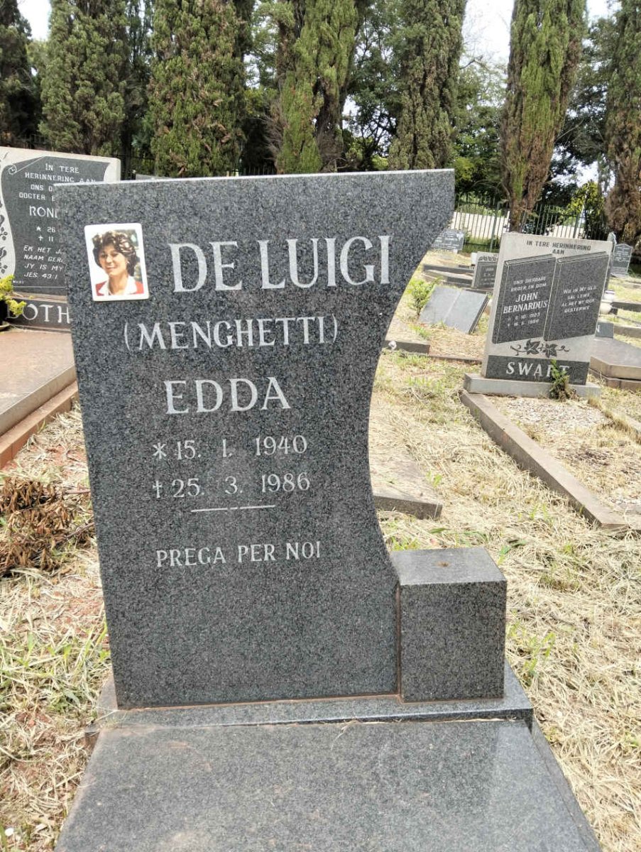LUIGI Edda, de nee MENGHETTI 1940-1986