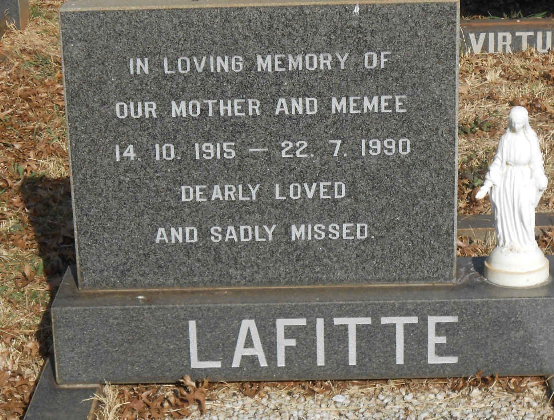 LAFITTE Marie Helene 1915-1990