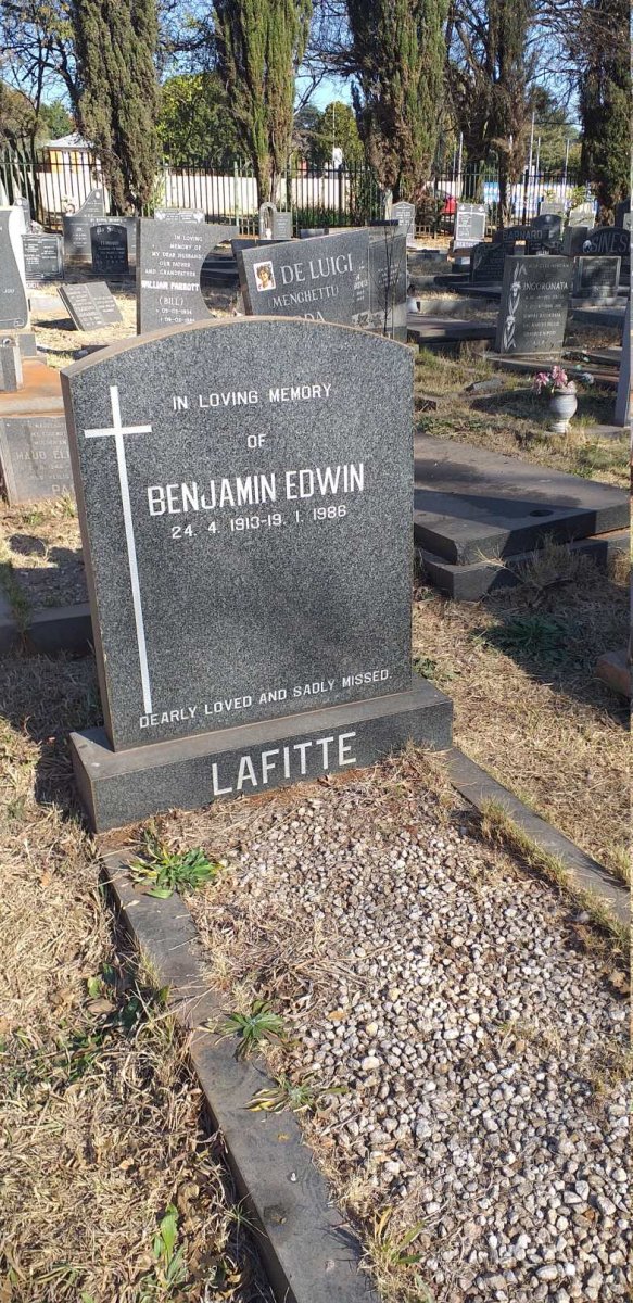 LAFITTE Benjamin Edwin 1913-1986