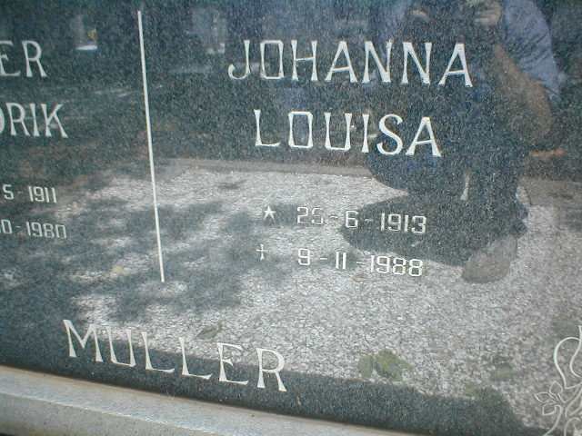 MULLER Pieter Hendrik 1911-1980 & Johanna Louisa 1913-1988 _2