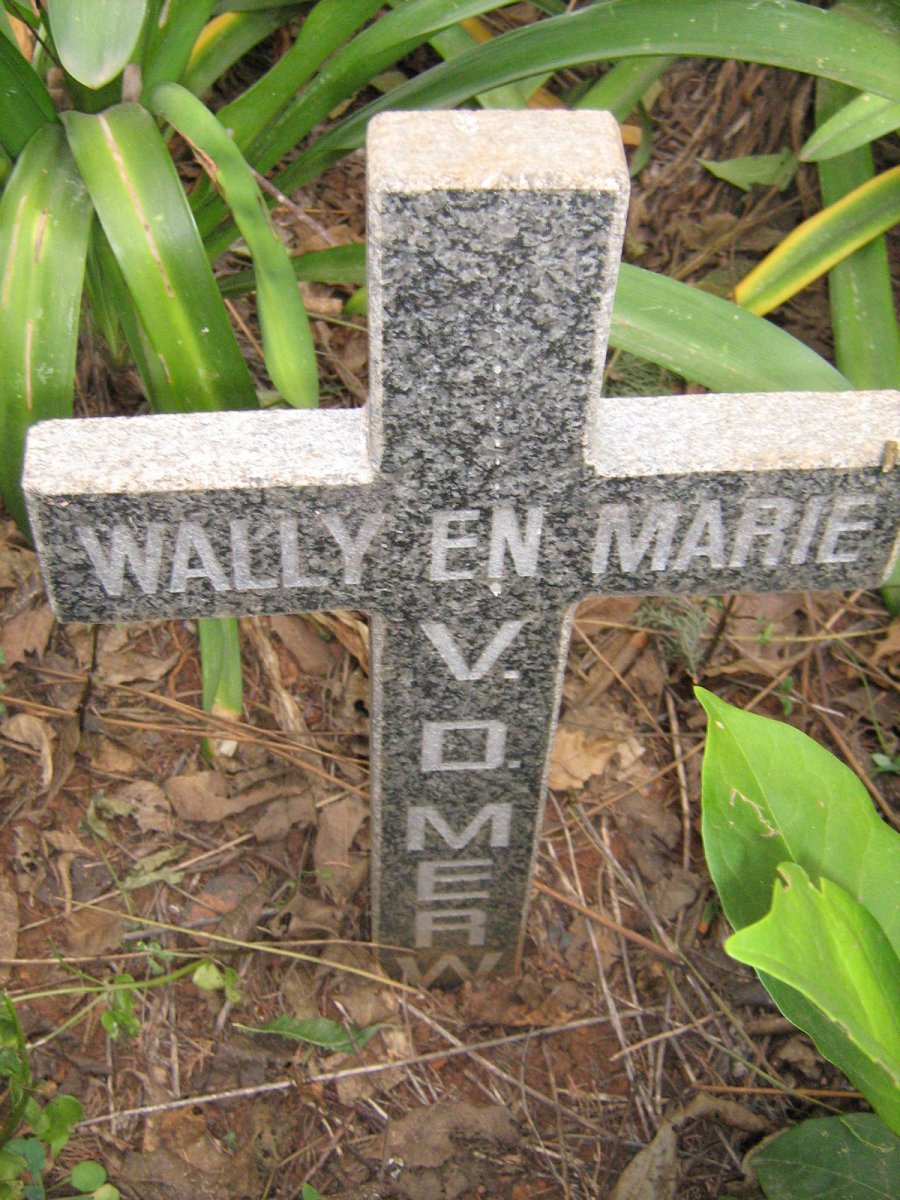 MERWE Wally, v.d. &amp; Marie