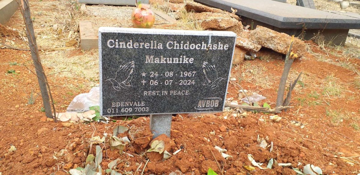 MAKUNIKE Cinderella Chidochashe 1967-2024