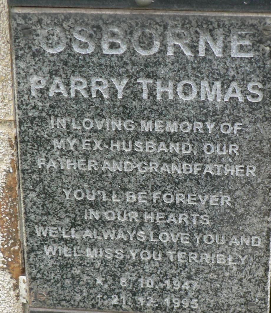 OSBORNE Parry Thomas 1947-1995