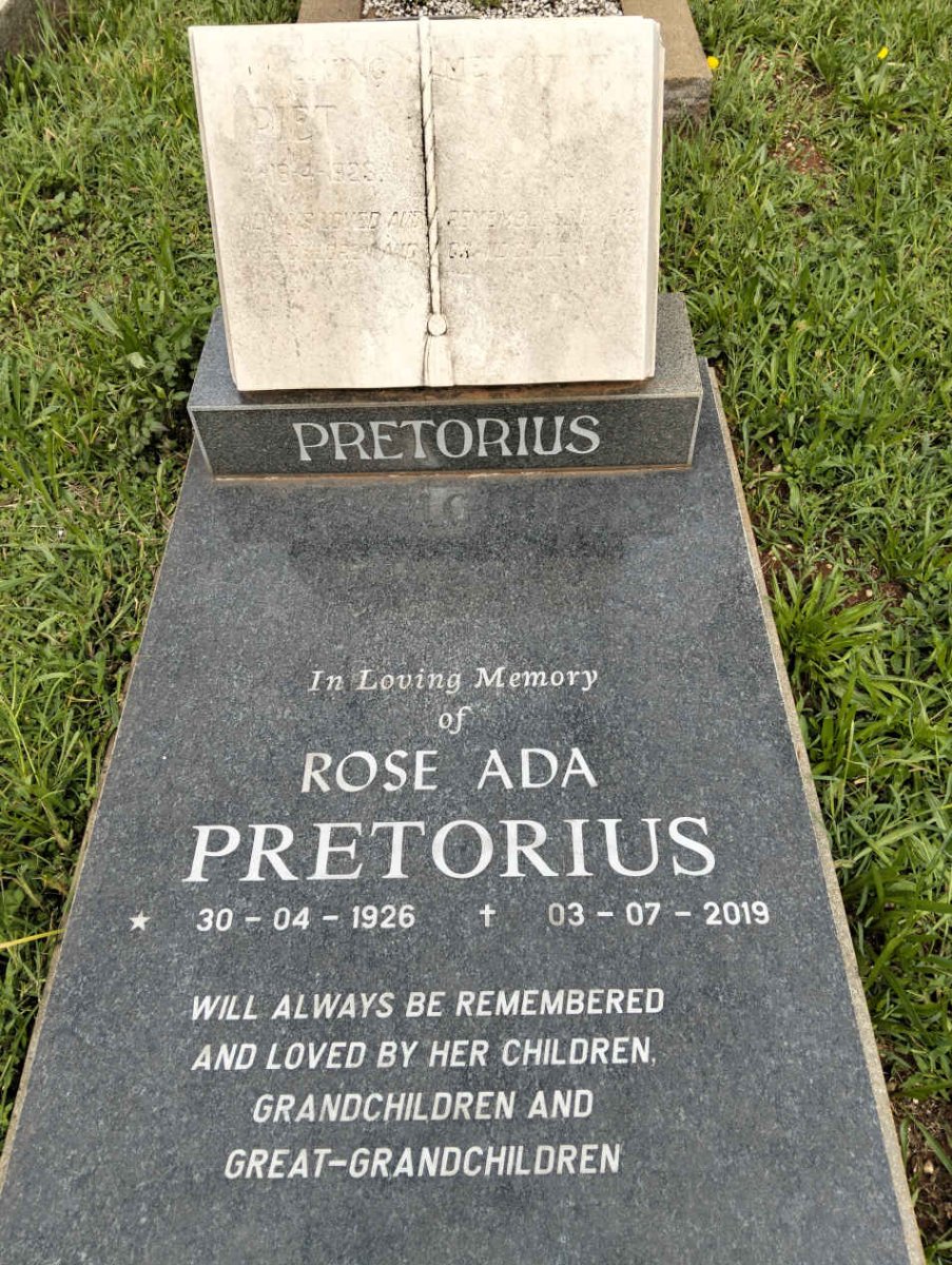 PRETORIUS Piet 1923-1974 & Rosa Ada 1926-2019 _1