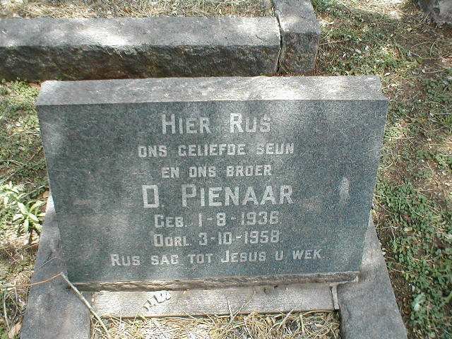 PIENAAR D. 1936-1958