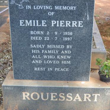 ROUESSART Emile Pierre 1936-1997
