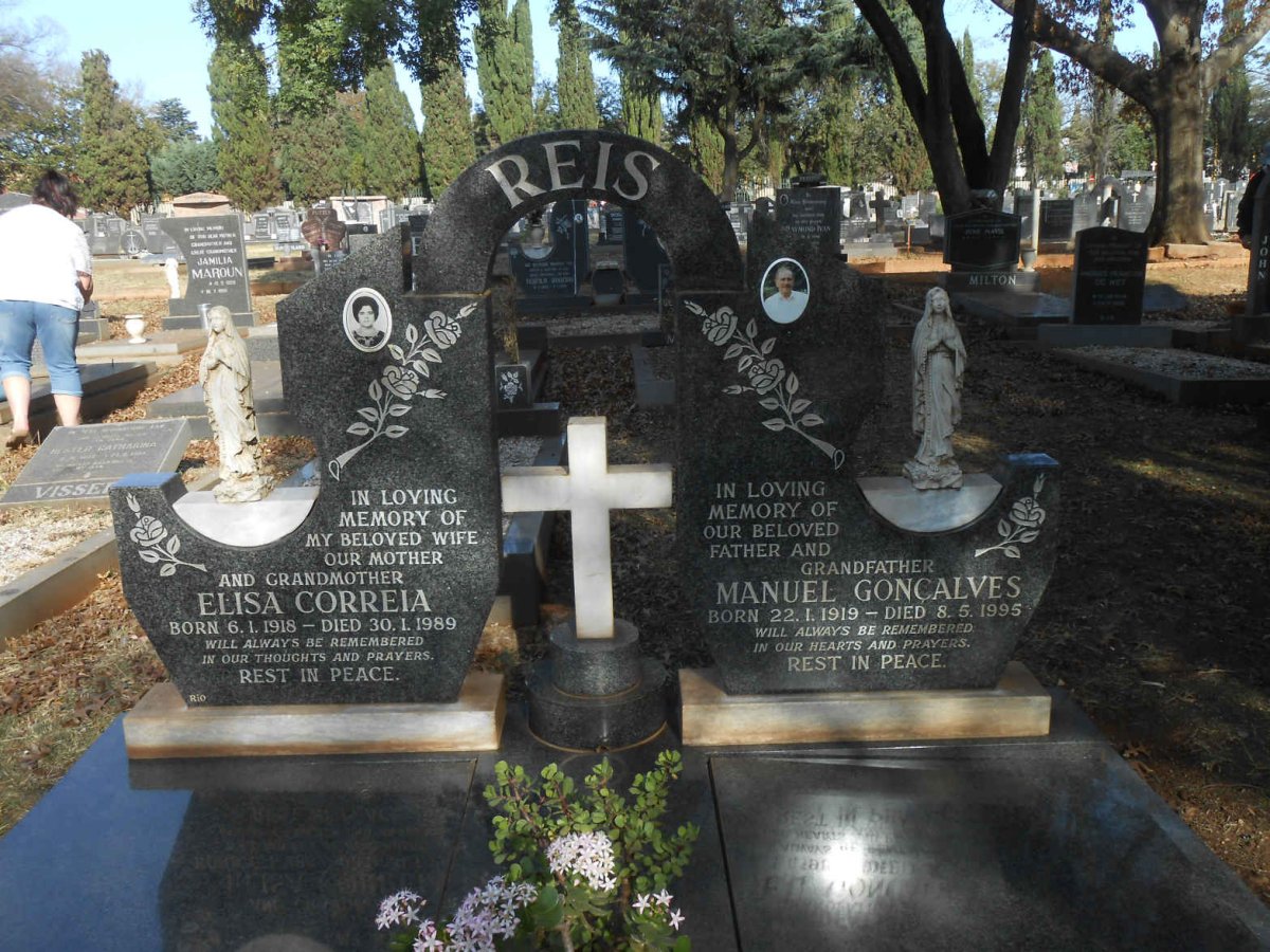 REIS Manuel Gonçalves 1919-1995 &amp; Eliza Correia 1918-1989