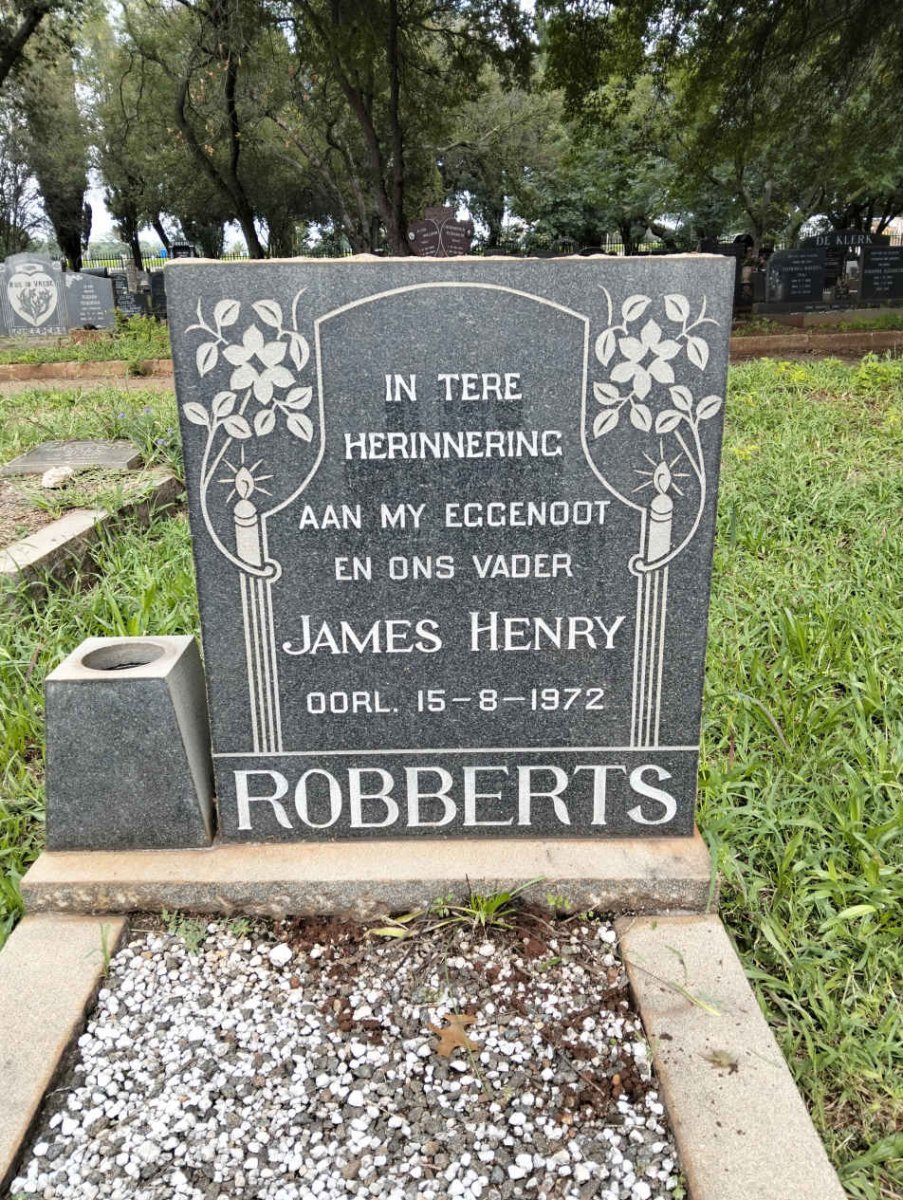 ROBBERTS James Henry -1972