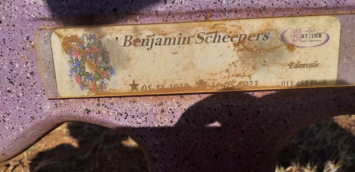 SCHEEPERS Benjamin 1927-2023