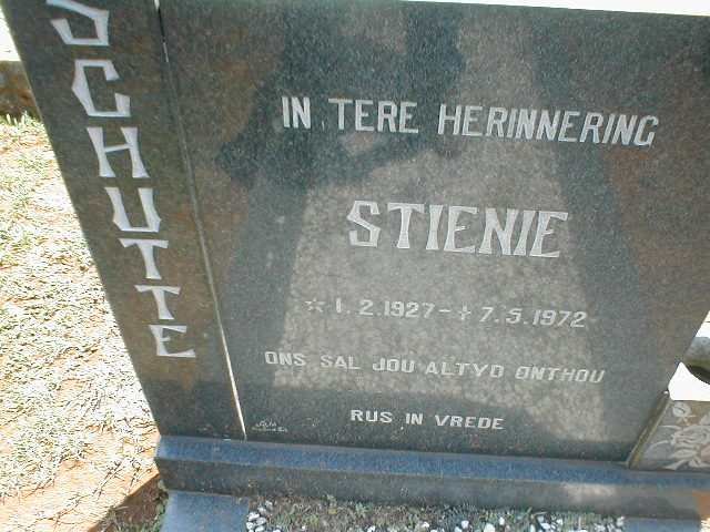 SCHUTTE Stienie 1927-1972