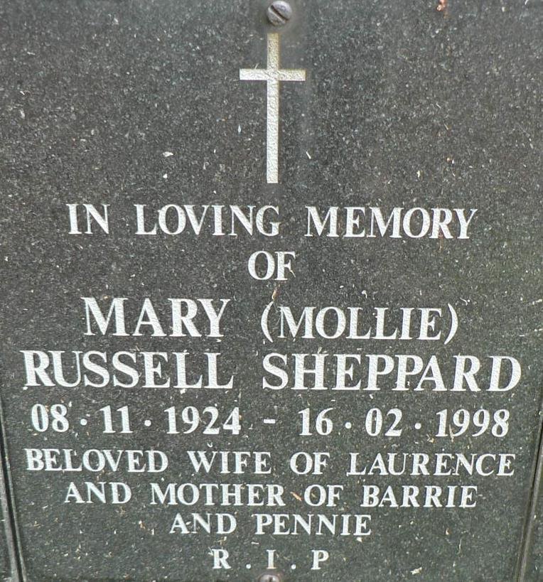 SHEPPARD Mary Russel 1924-1998