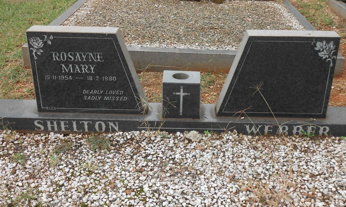 SHELTON Rosayne Mary 1954-1980 :: WEBBER