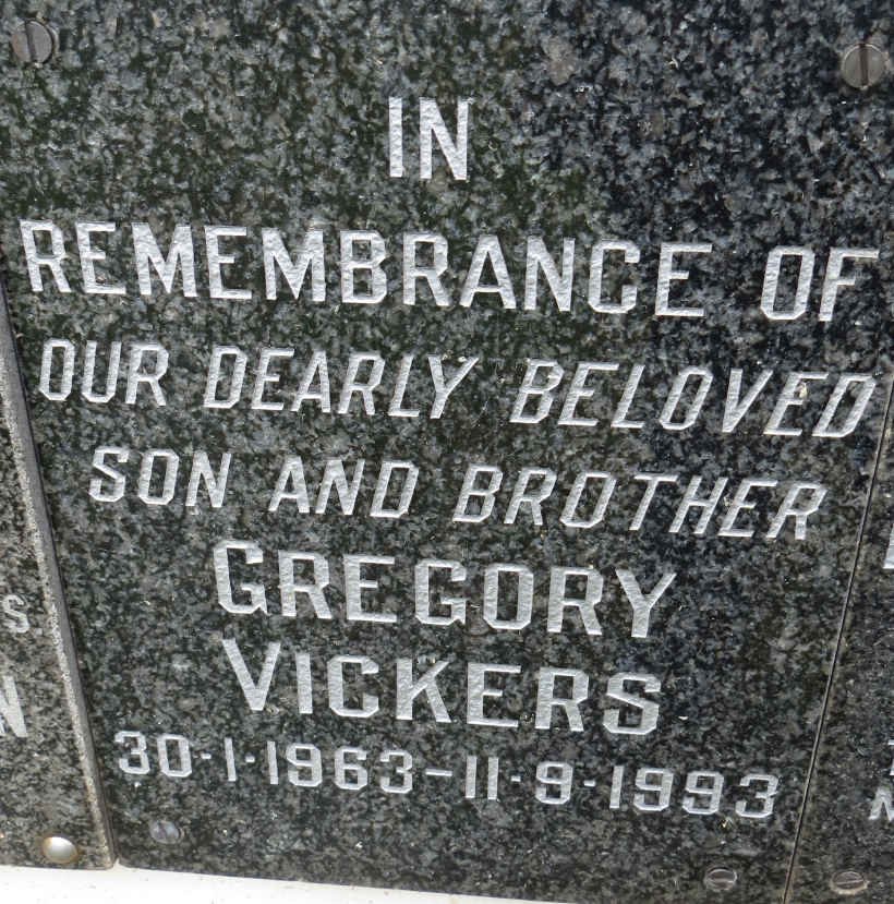 VICKERS Gregory 1963-1993