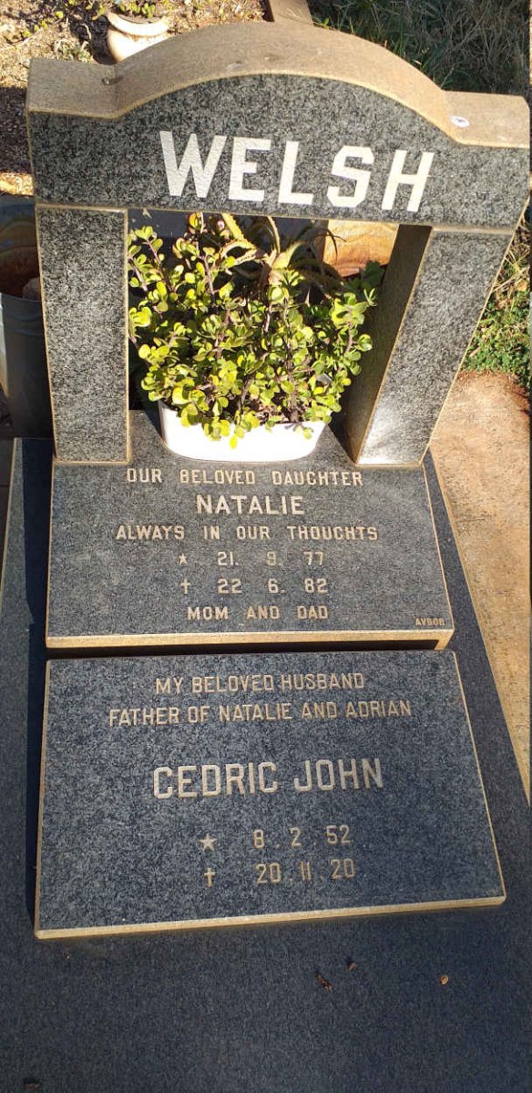 WELSH Cedric John 1952-2020 :: WELSH Natalie 1977-1982 :: WELSH Adrian Daniel 1981-2001 _2