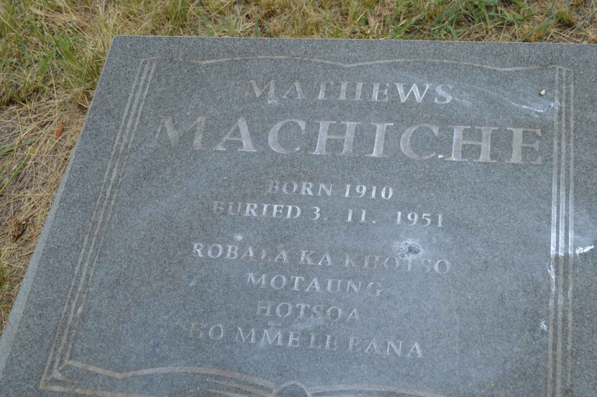 MACHICHE Mathews 1910-1951