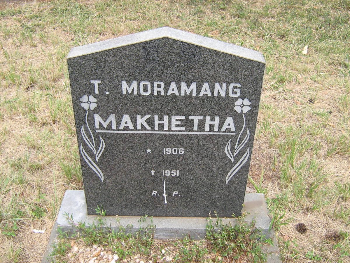 MAKHETHA T. Moramang 1906-1951