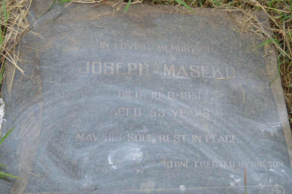 MASEKO Joseph -1951