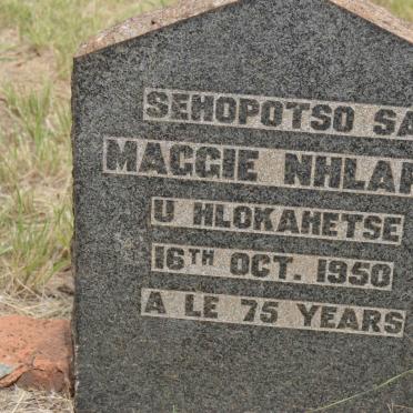 NHLAPO Maggie -1950
