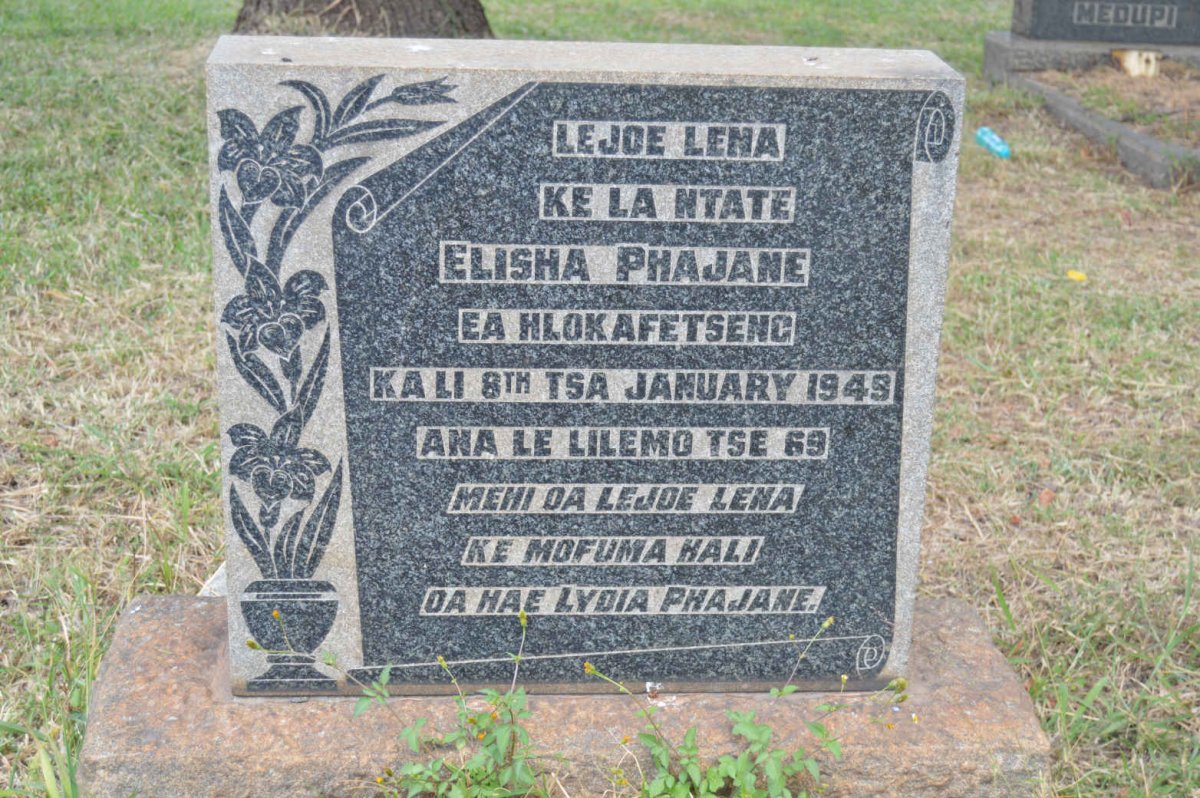 PHAJANE Elisha -1949