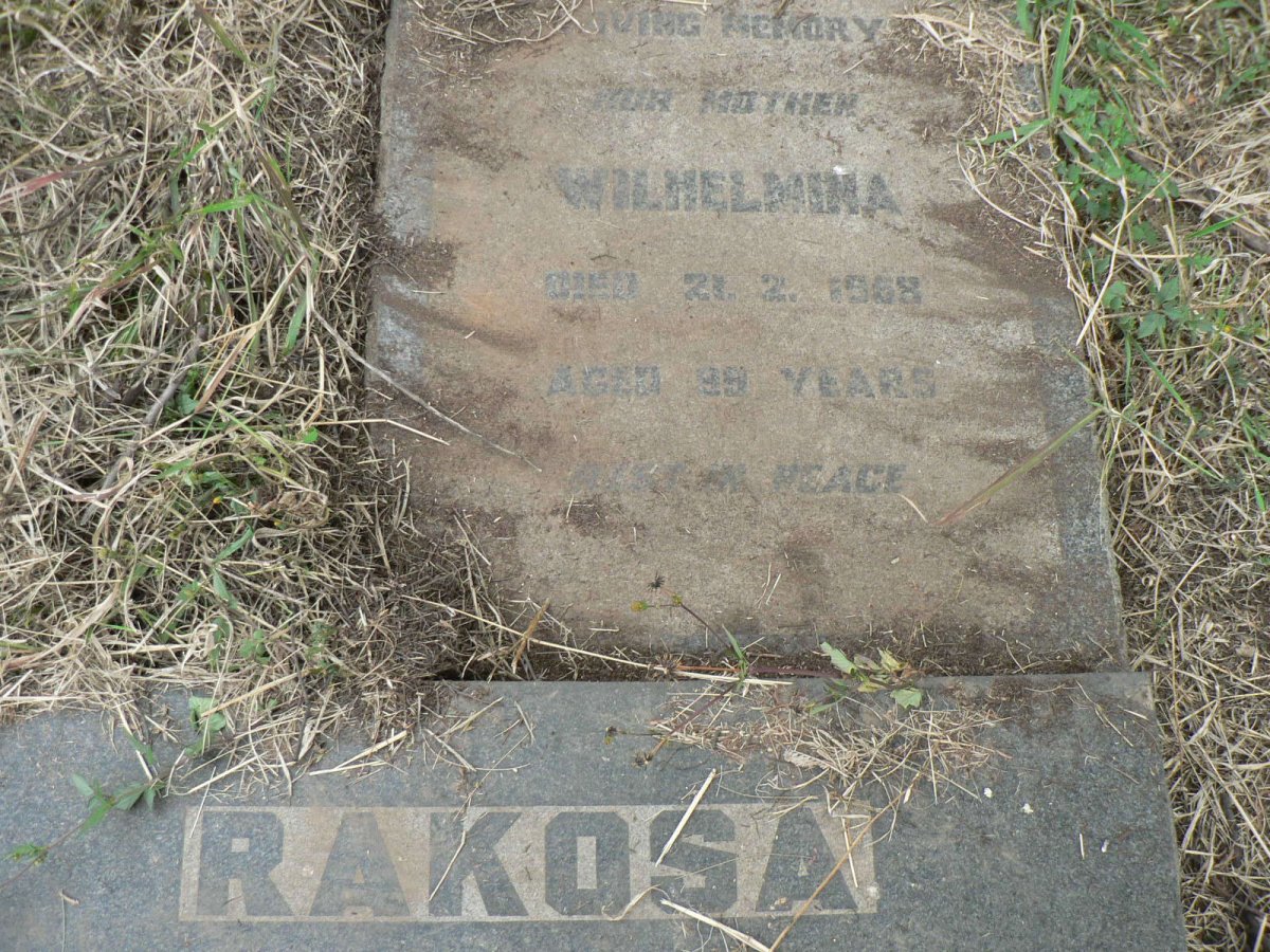 RAKOSA Wilhelmina -1958