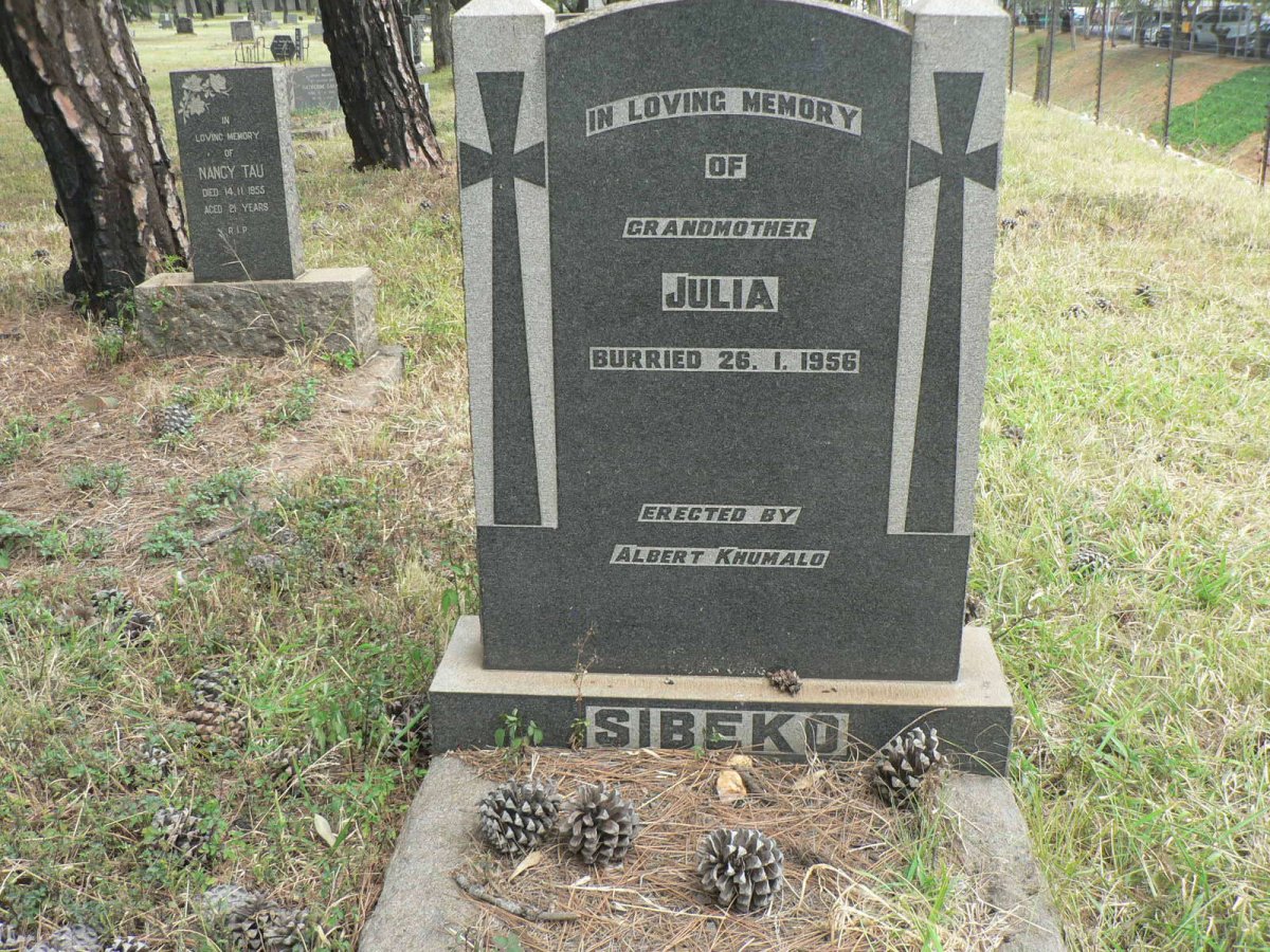 SIBEKO Julia -1956
