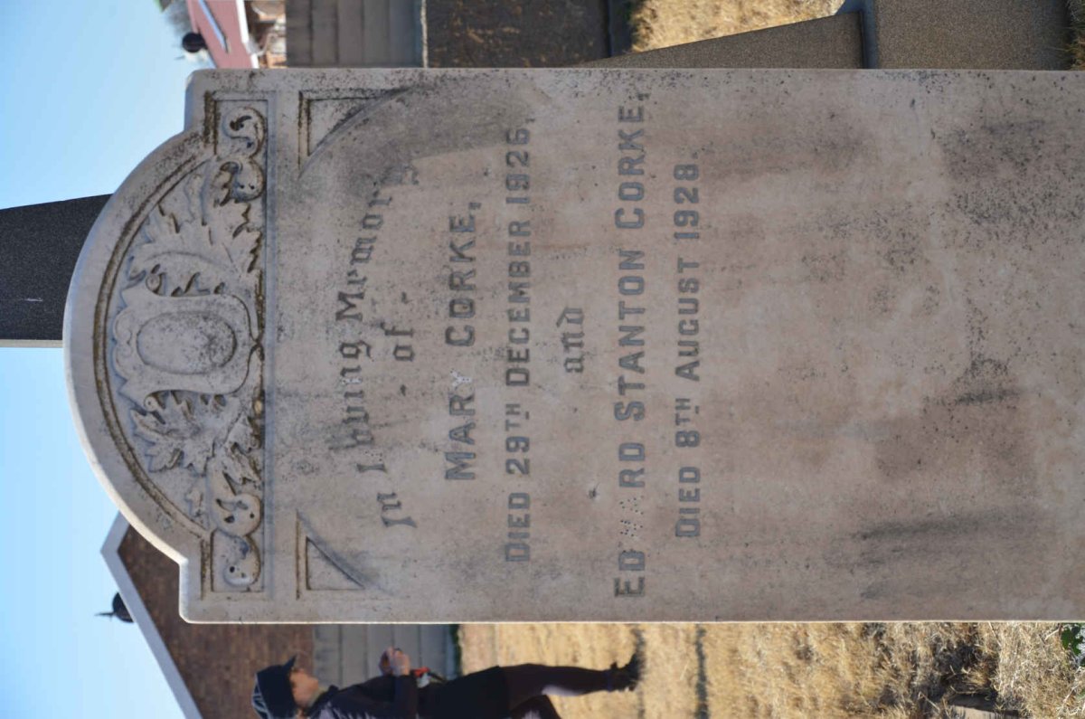CORKE Edward Stanton -1928 &amp; Mary -1926