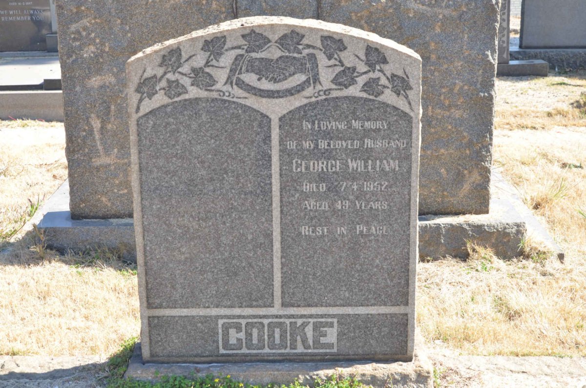 COOKE George William -1952