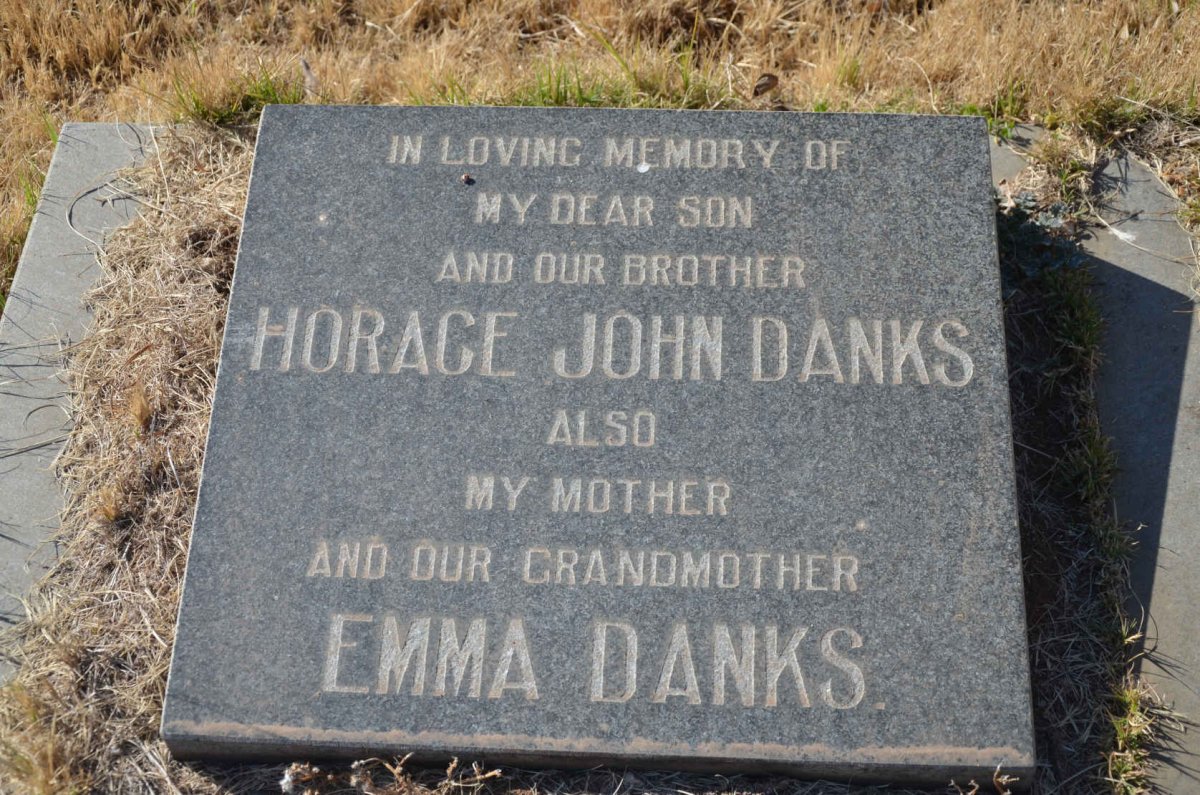 DANKS Emma :: DANKS Horace John