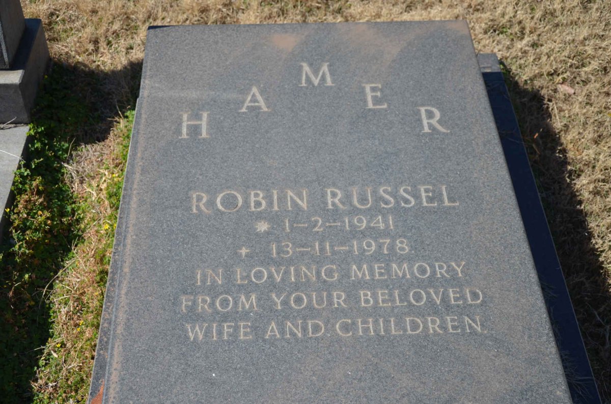 HAMER Robin Russel 1941-1978