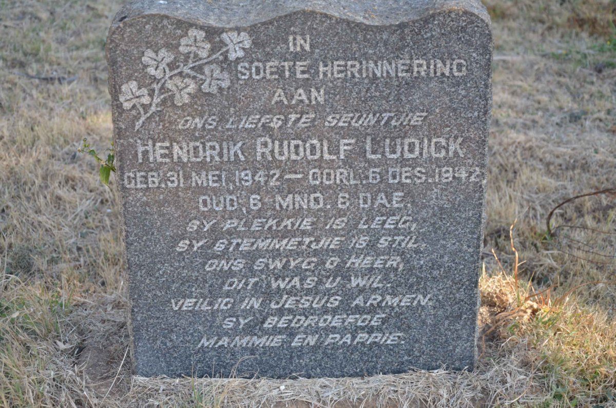 LUDICK Hendrik Rudolf 1942-1942