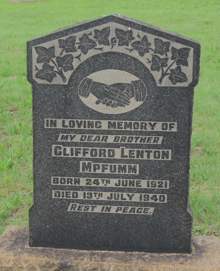 MPFUMM Clifford Lenton  1921-1940