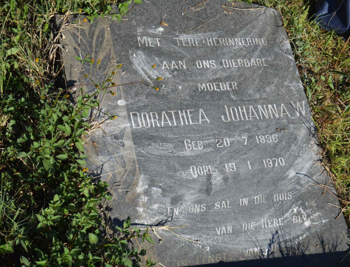 MULLER Dorathea Johanna W. 1896-1970