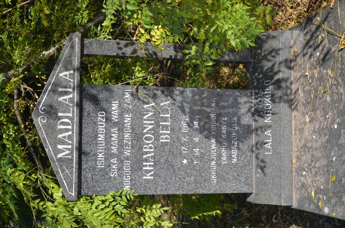 MADLALA Khabonina Bella 1862-1944