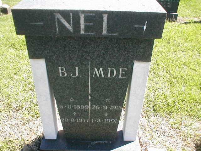 NEL B.J. 1988-1977 &amp; M.D.E. 1915-1991