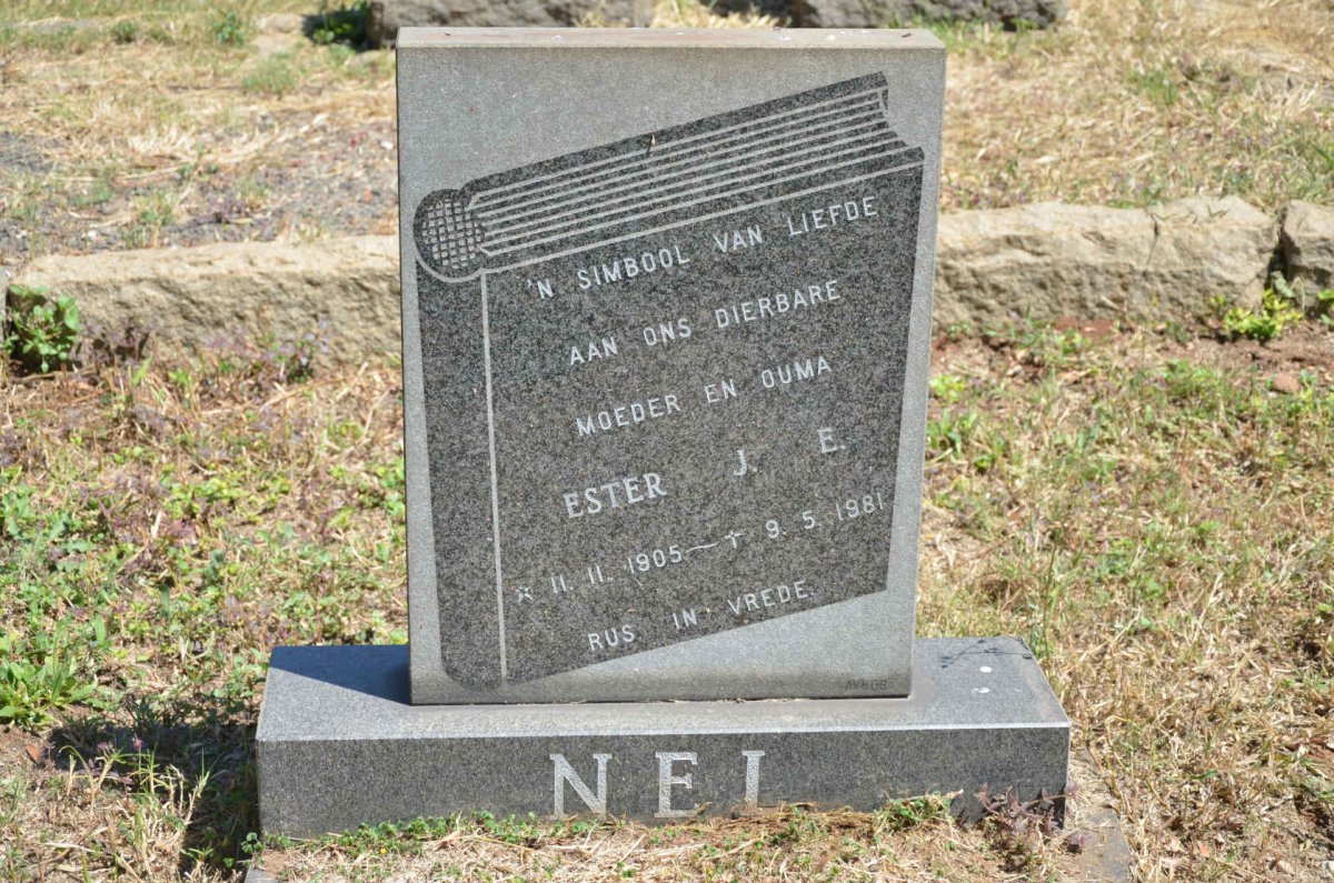 NEL Ester J.E. 1905-1981