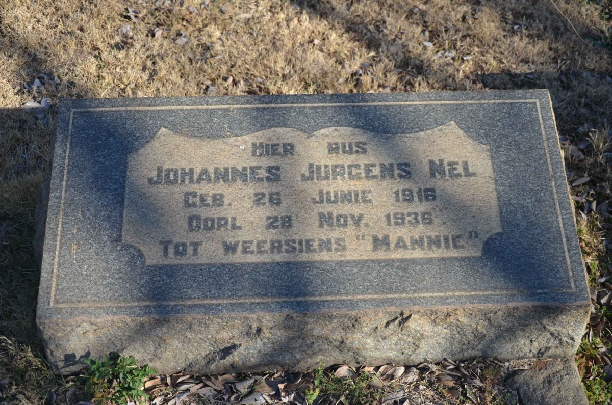 NEL Johannes Jurgens 1916-1936