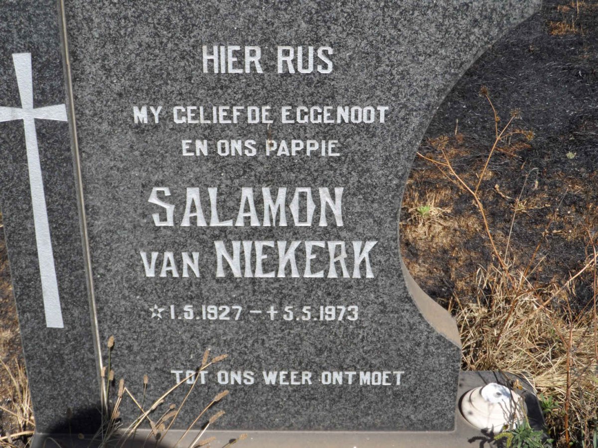 NIEKERK Salamon, van 1927-1973