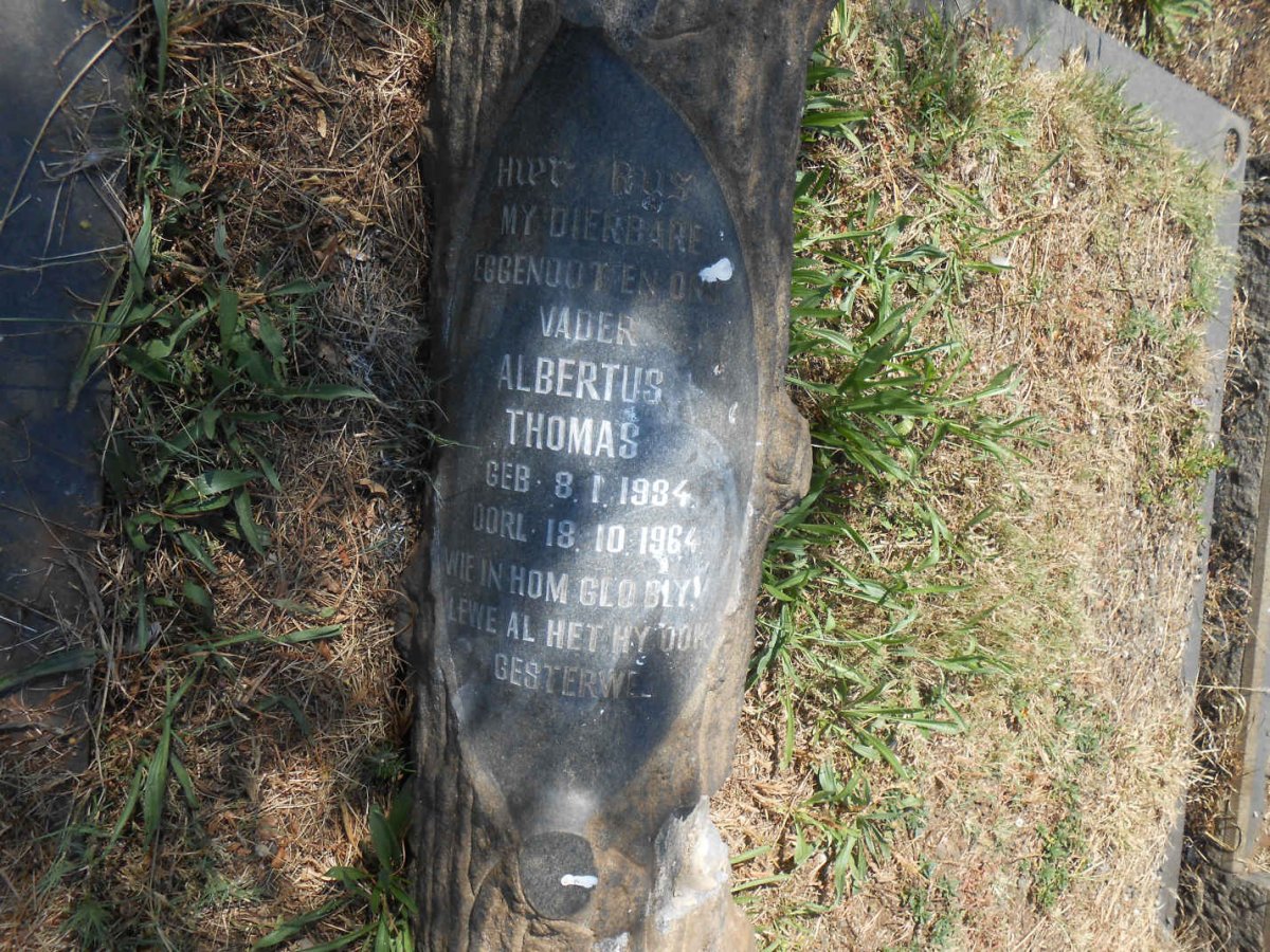 REYNEKE Albertus Thomas 1934-1964