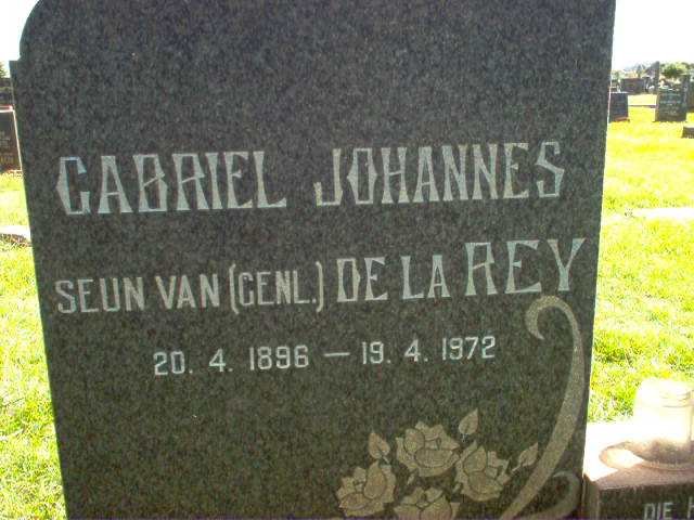 REY Gabriel Johannes, de la 1896-1972