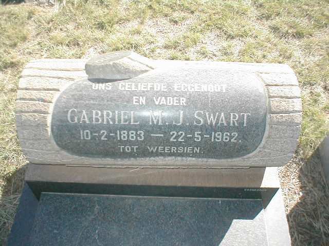 SWART Gabriel M.J. 1883-1962