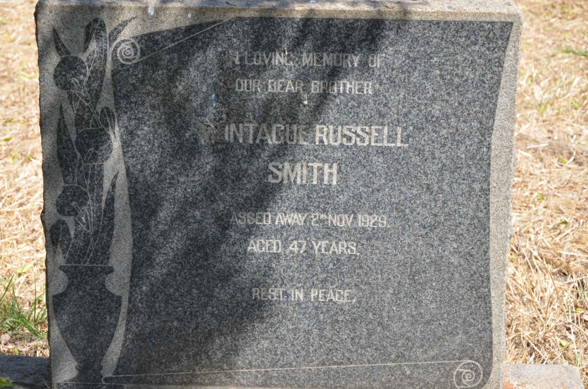 SMITH Montague Russel -1929