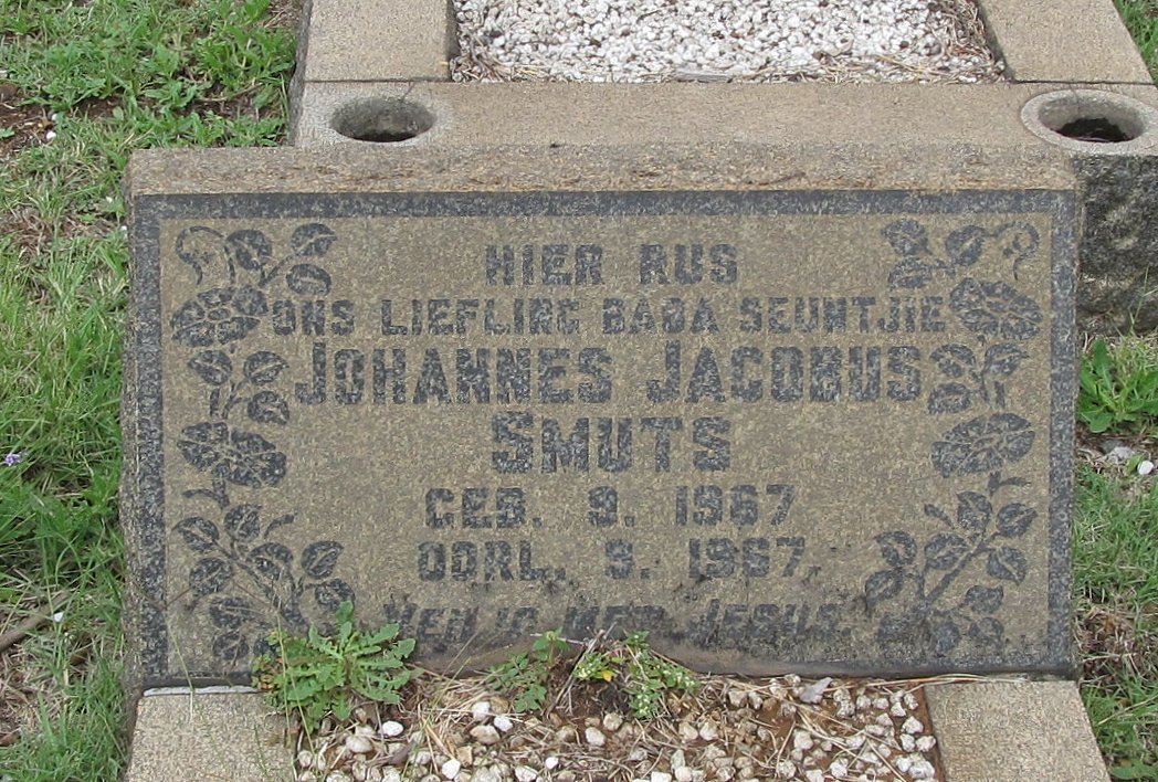 SMUTS Johannes Jacobus 1967-1967