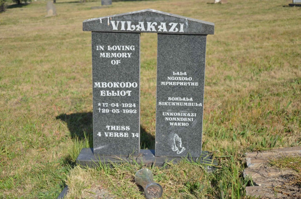 VILAKAZI Mbokodo Elliot 1924-1992
